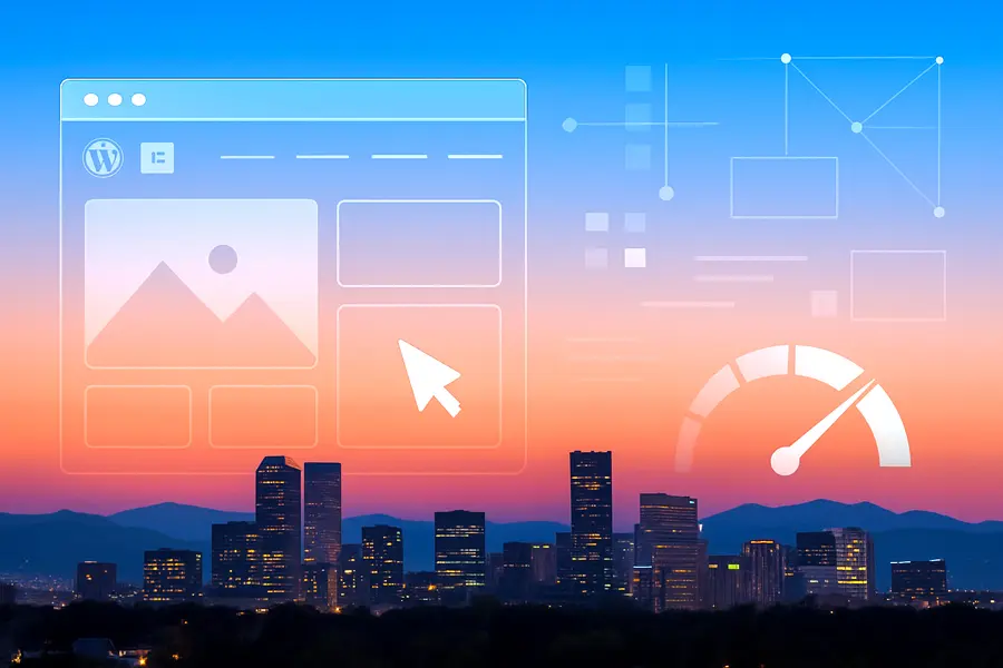 Denver Web Design Guide 2025 hero — Thrive Engine (WordPress + Elementor Pro)