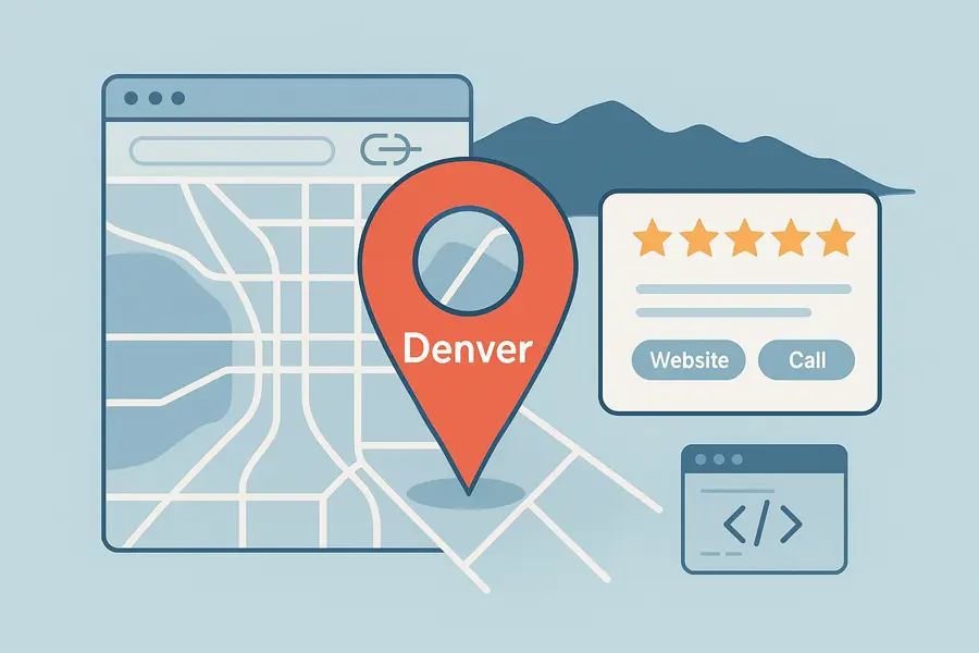 Denver Web Design Core Web Vitals results: fast LCP and stable CLS